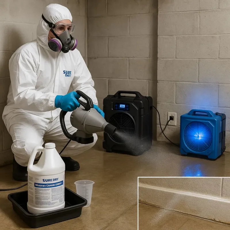 Sanitization and Odor Removal process in Amherst, MA